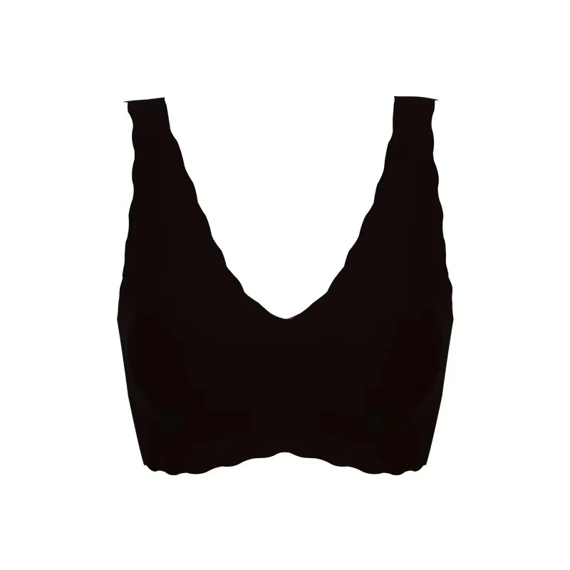 

Underwear women gathered without rims, no size vest, no trace bra