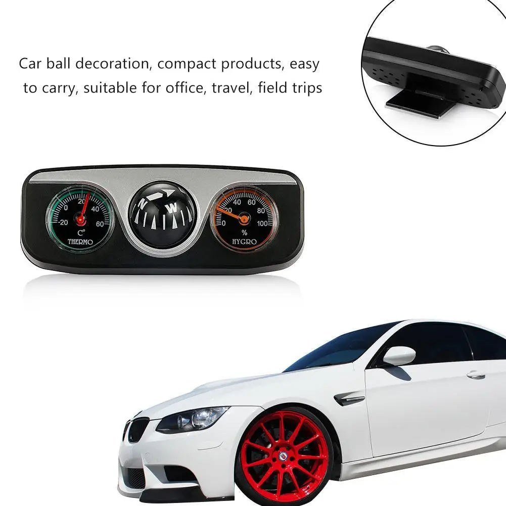 3 в 1 автомобильный навигационный компас термометр гигрометр аксессуары для