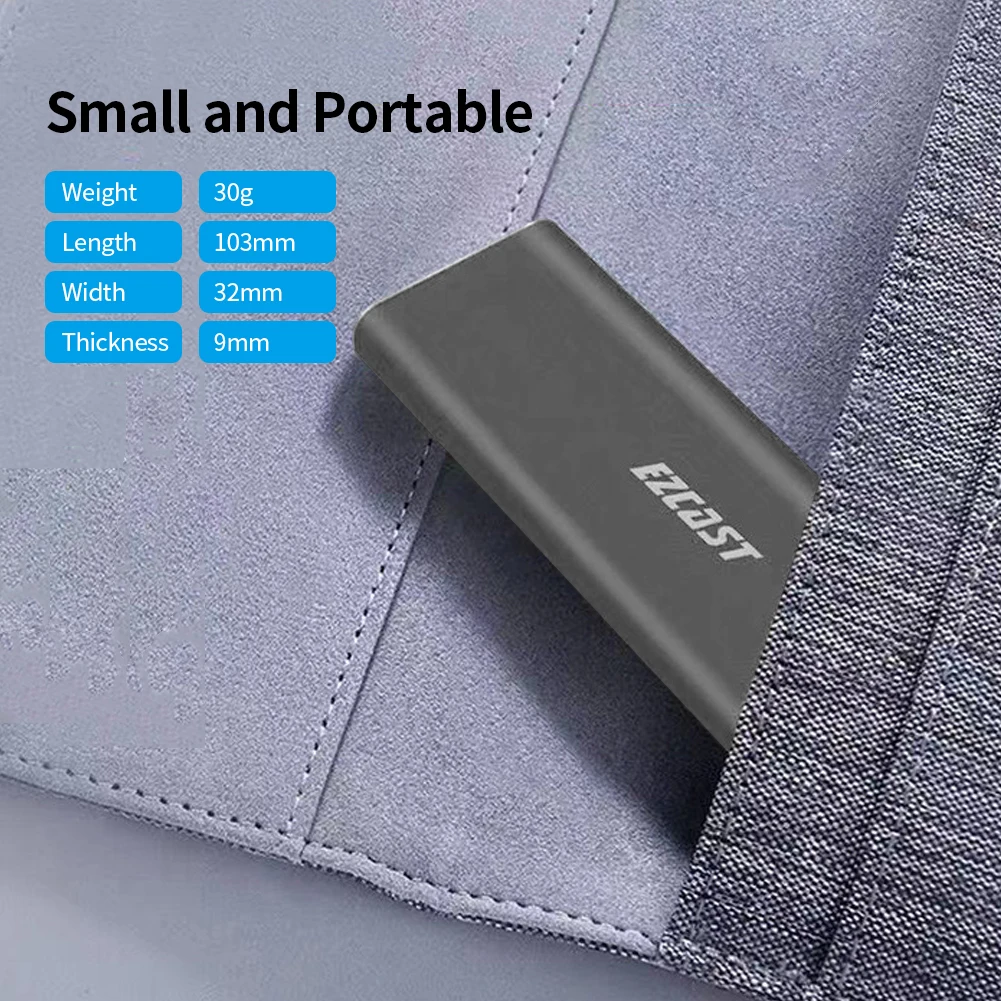 Корпус для жесткого диска EZCast S8000 GEN2 M.2 NVME портативный корпус SSD PCI-E на USB 3 1