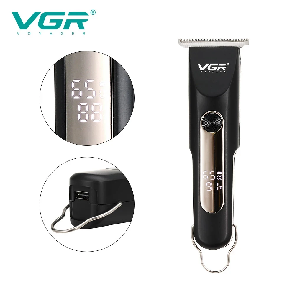 LED Trimmer for men Hair Clipper cutting machine Professional Baldheaded Beard Electric Razor USB Barbershop | Бытовая техника