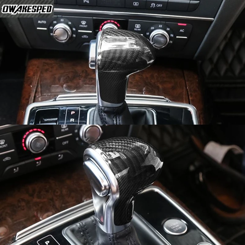 

Наклейка из углеродного волокна для украшения крышки телефона для Audi A3 A4 A5 A6 A7 S6 TTRS S3 Q3 Q5 Q7 Автомобильная переводная картинка для переключени...