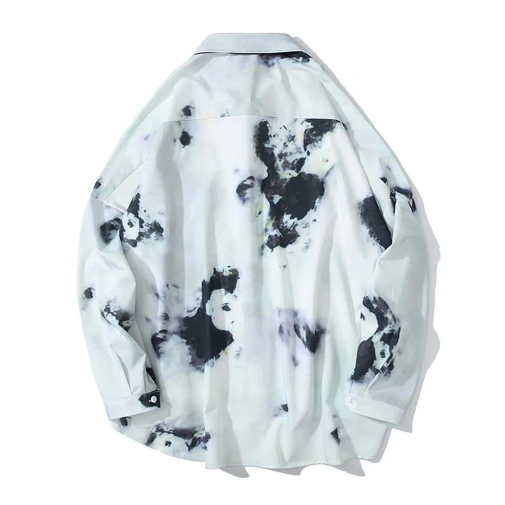 Camisa a cuadros мужские осенние модные рубашки повседневные топы с длинными рукавами и
