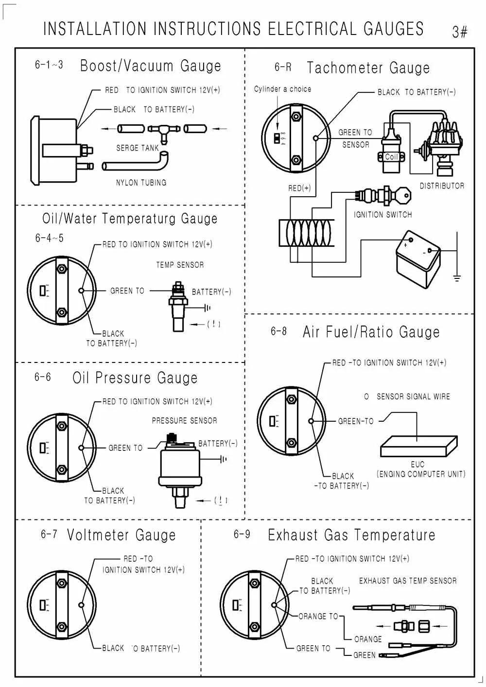 Автомобильный турбо-датчик измеритель температуры воды и масла вольтметр