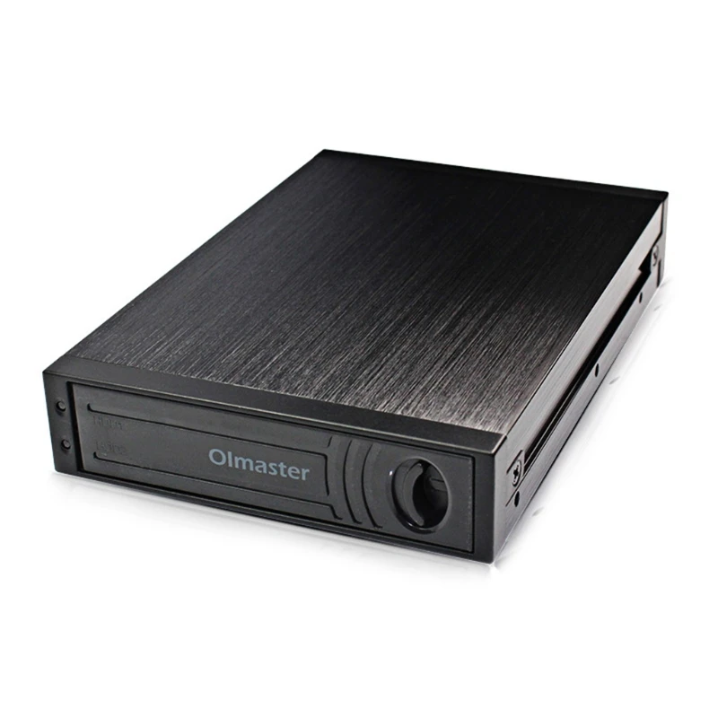 

Strong Compatibility OImaster Aluminium Alloy Dual Bay Floppy Drive Case 3 RAID