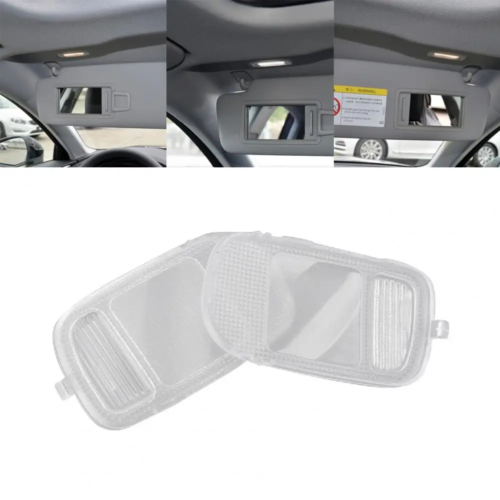 

1Pair Set White Car Ceiling Lampshade Overhead Console Light Lens Waterproof Reading Lamp Lens OE: 5183271/0AA for Dodge