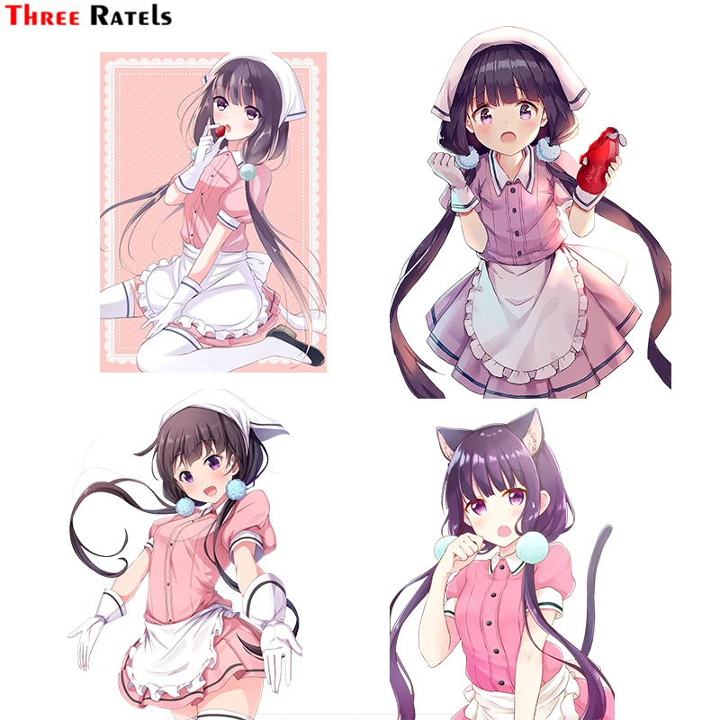 

Three Ratels FC604 Blend S Anime Girls Sakuranomiya Maika For Saab Sticker Auto Decoration Gift Stickers Car Body Decals