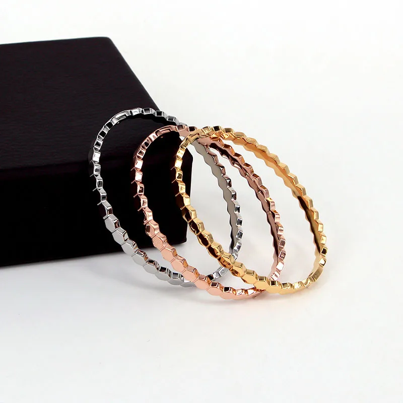 Модный женский браслет с узкой из ромбов в форме сердца виде сот для женщин