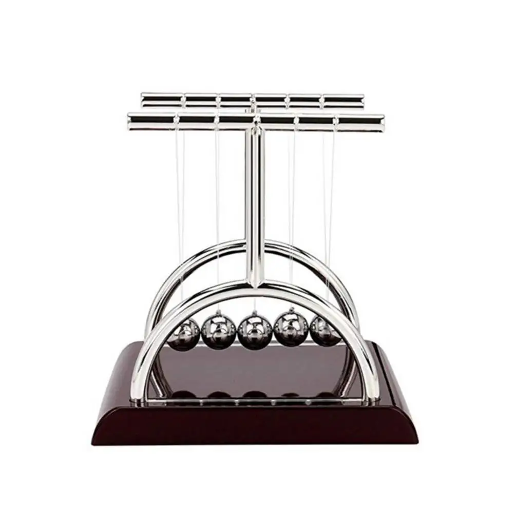 

Hot Newton Cradle Balance Steel Balls School Teaching Supplies Physics Science Pendulum Desk Toy Gifts Home Decoration