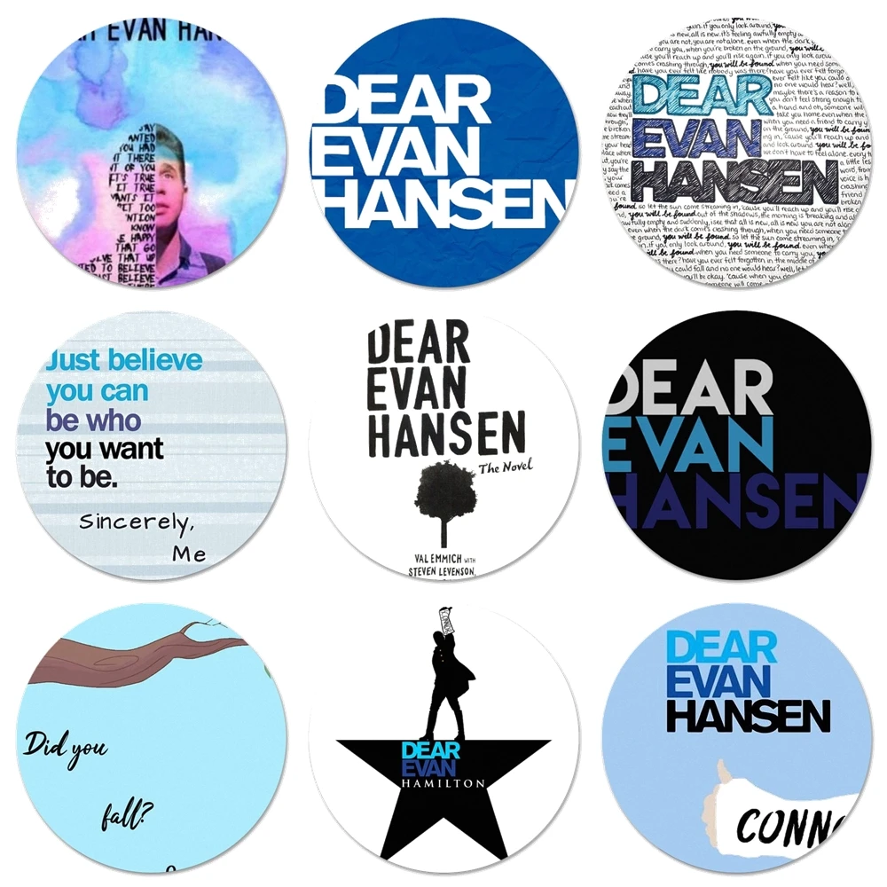 

Dear Evan Hansen Badge Brooch Pin Accessories For Clothes Backpack Decoration gift 58mm