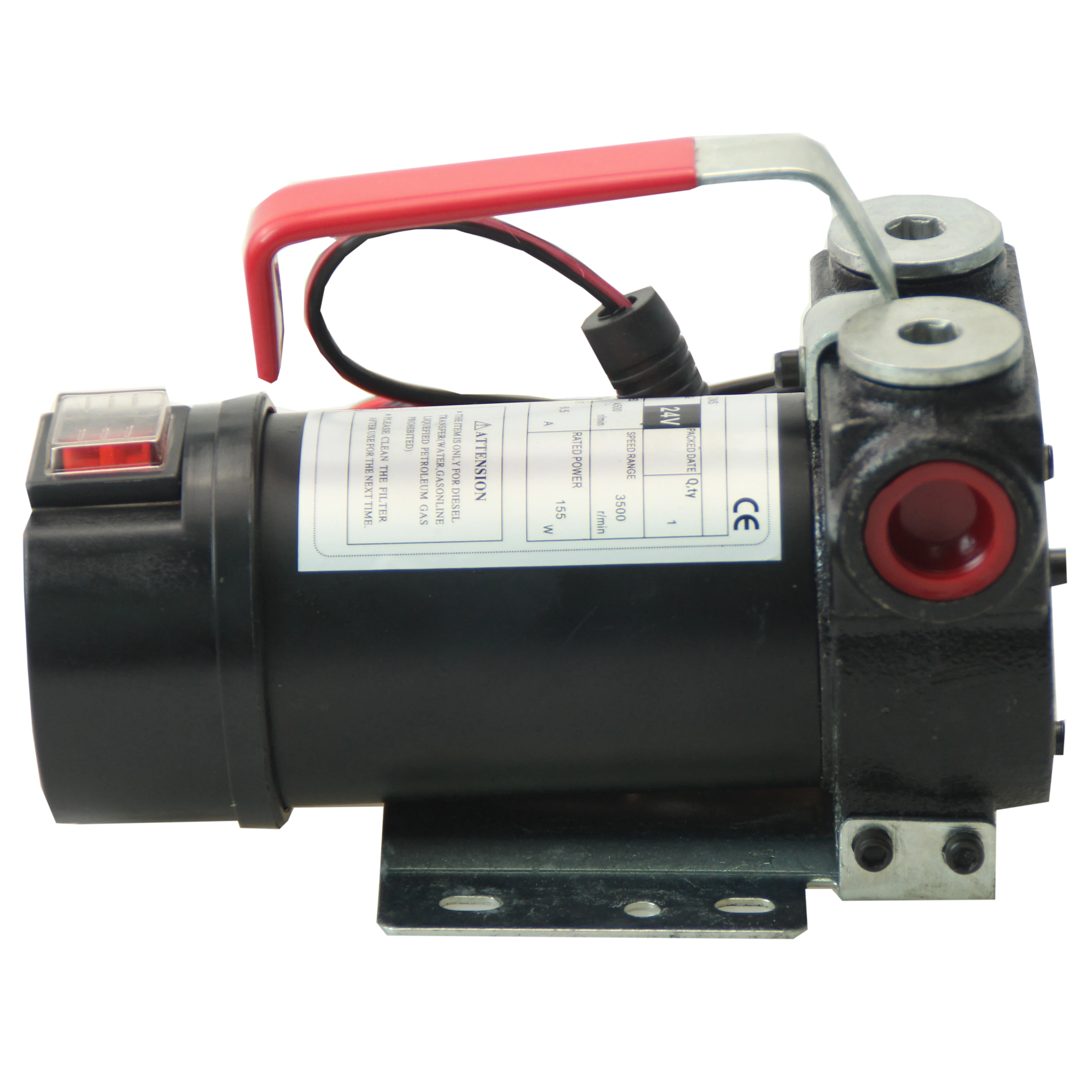 Самовсасывающий насос для перекачки дизельного топлива масляный топливный 24 В