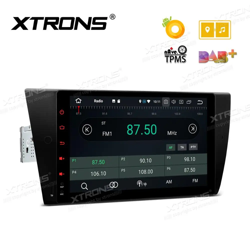 XTRONS 9 "Android 8 0 радио мультимедиа автомобильный стерео плеер GPS DAB без DVD для BMW E90