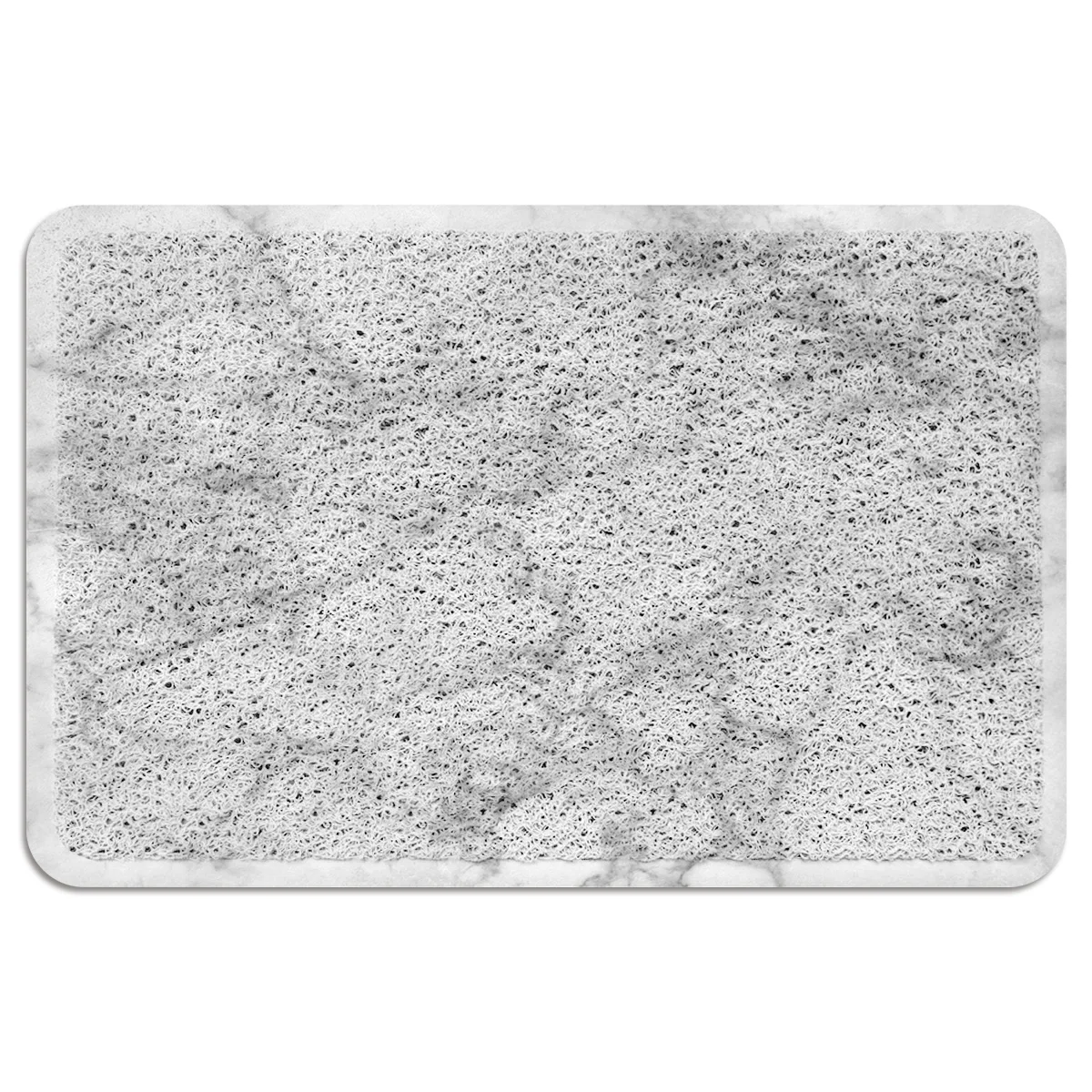 Коврик для двери с белой мраморной текстурой напольный коврик ног прихожей кухни