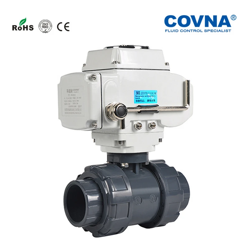 2 ''Электрический ПВХ способа шаровой клапан модулирующий Тип: 4 20mA контроль 24vdc
