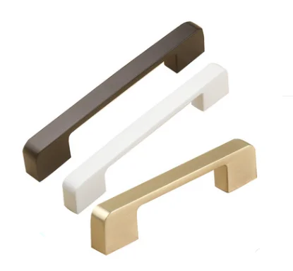 Современные белые и черные мебельные шкафы шкаф с большой ручкой прикроватные