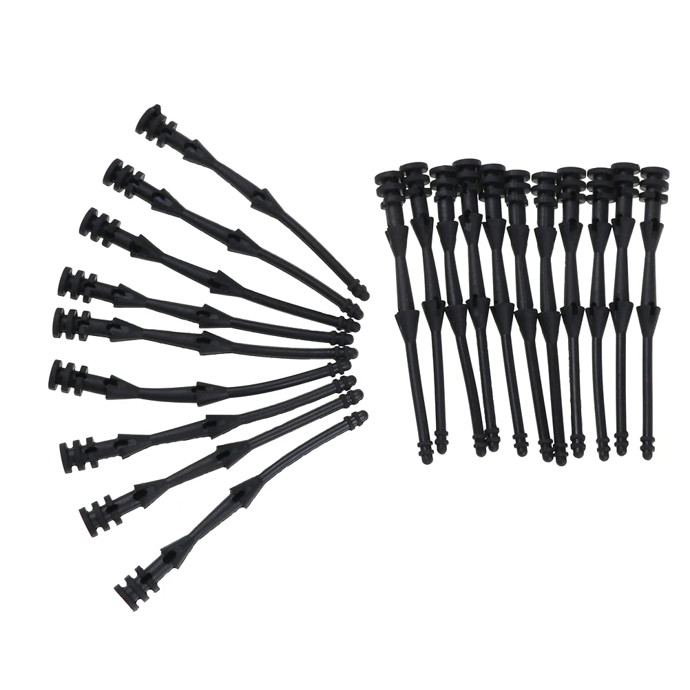 

60pcs 65mm PC Case Fan Mouting Pin Anti Noise Vibration Silicone Screws Anti-vibration Shock Absorption Computer Components