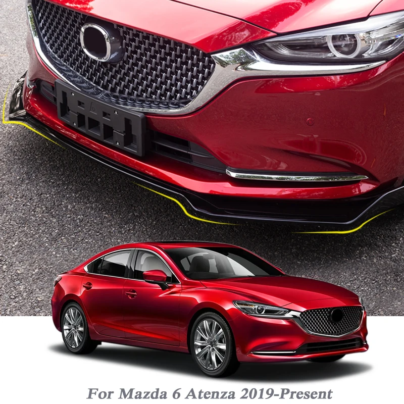 3 шт. Стайлинг автомобиля бампер для переднего бампера обшивка передней лопаты