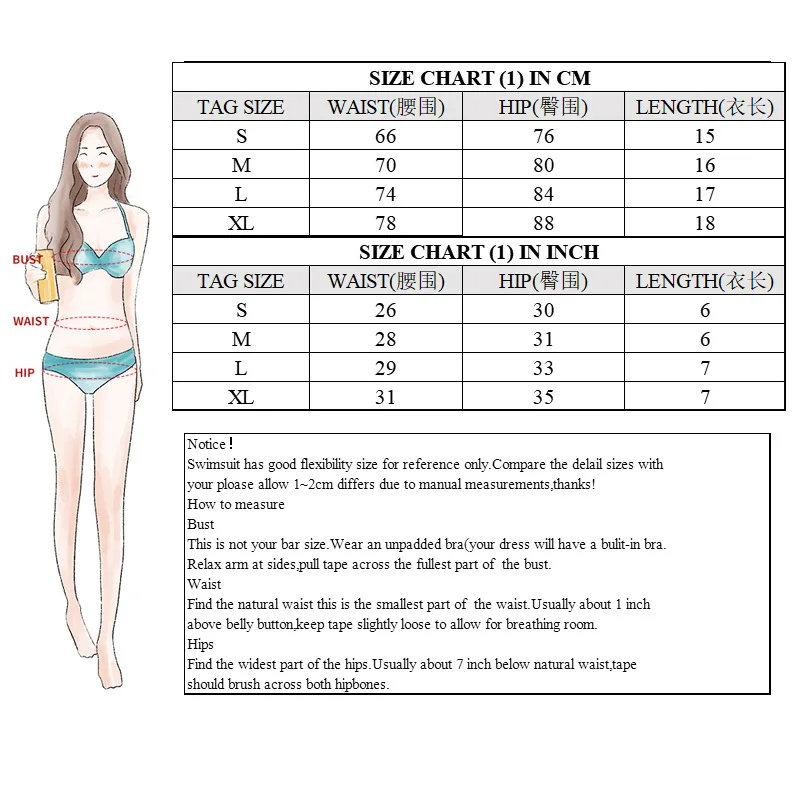 

Sexy Lady Triangle Bikini Set Bathing Suit Padded Solid Swimwear Swimsuit Women Bandage Push-UP Beachwear