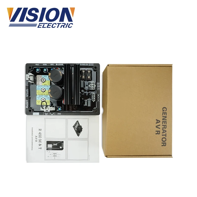 Дизельный генератор R450 R450T R450M AVR для бесщеточного генератора 3kva модели Lsa423 Lsa502