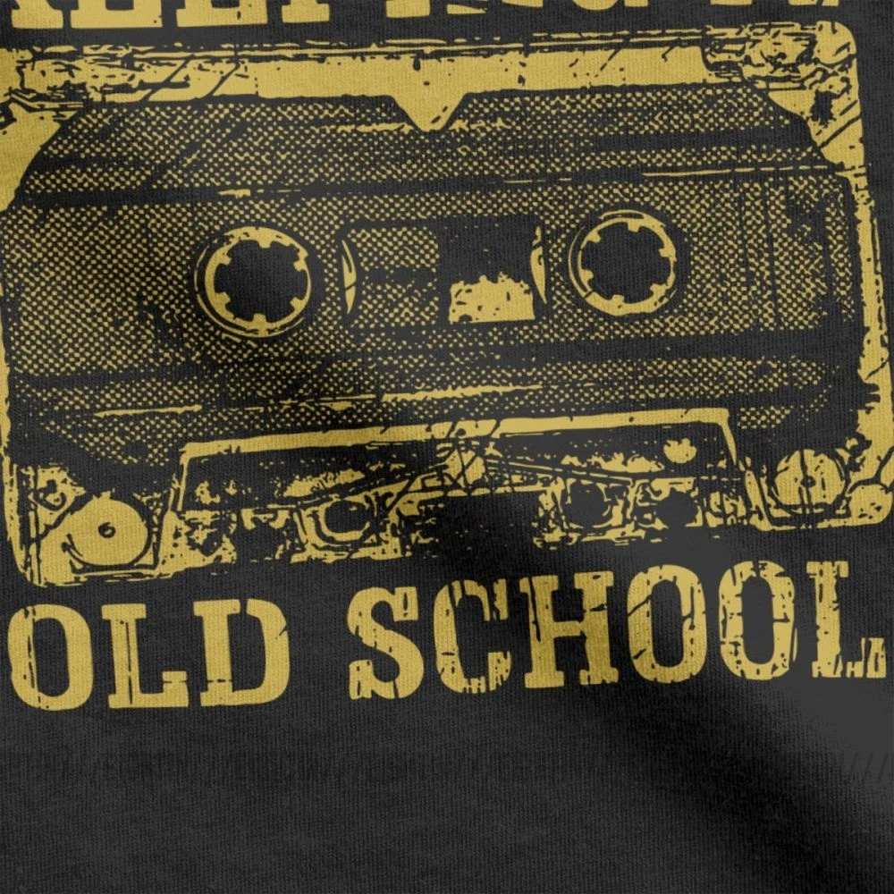 Футболка с надписью Keep It Old School футболки в простом стиле рисунком детской одежды