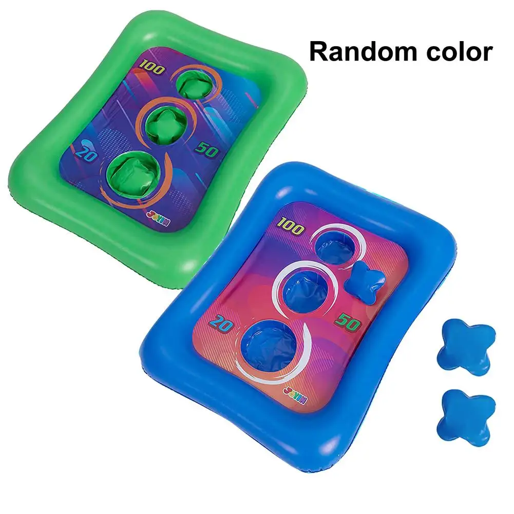 

Iatable Pool Throwing Board Game Pool Toys With 3 Water Bags 36x11 Inch Outdoor Fun Sports Summer Water Toy