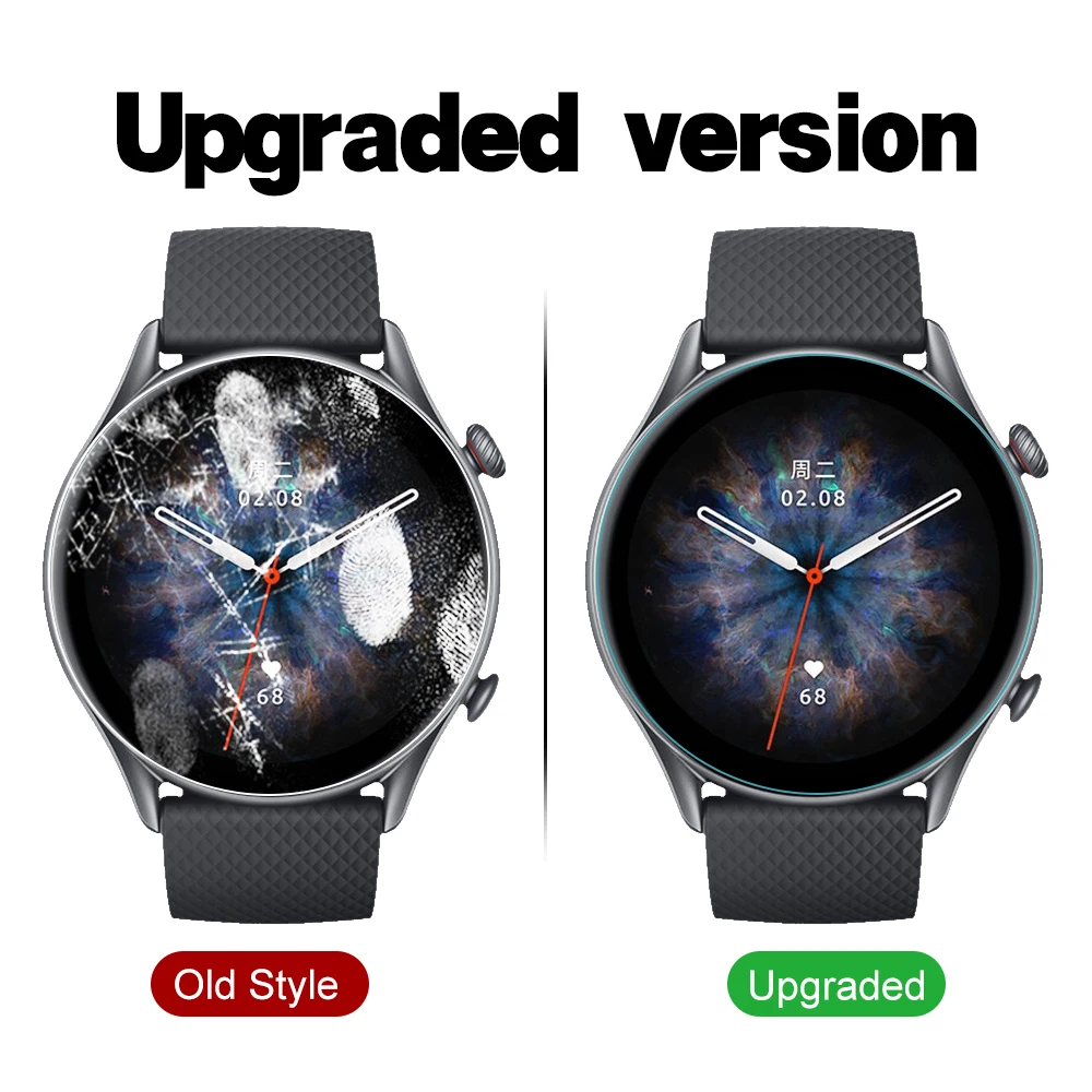 2 в 1 20D мягкий Экран протектор Защитная пленка TPU Xiaomi Huami Amazfit GTR3 GTR 3 Pro smart