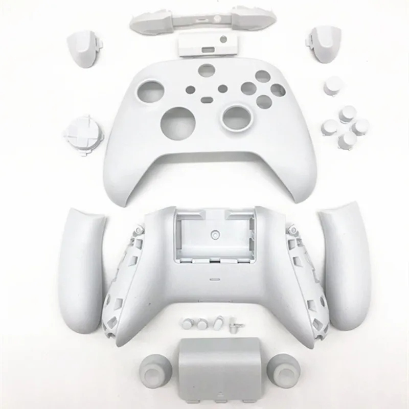 Белый Полный комплект корпуса чехол для контроллера Xbox серии S и X/S боковая