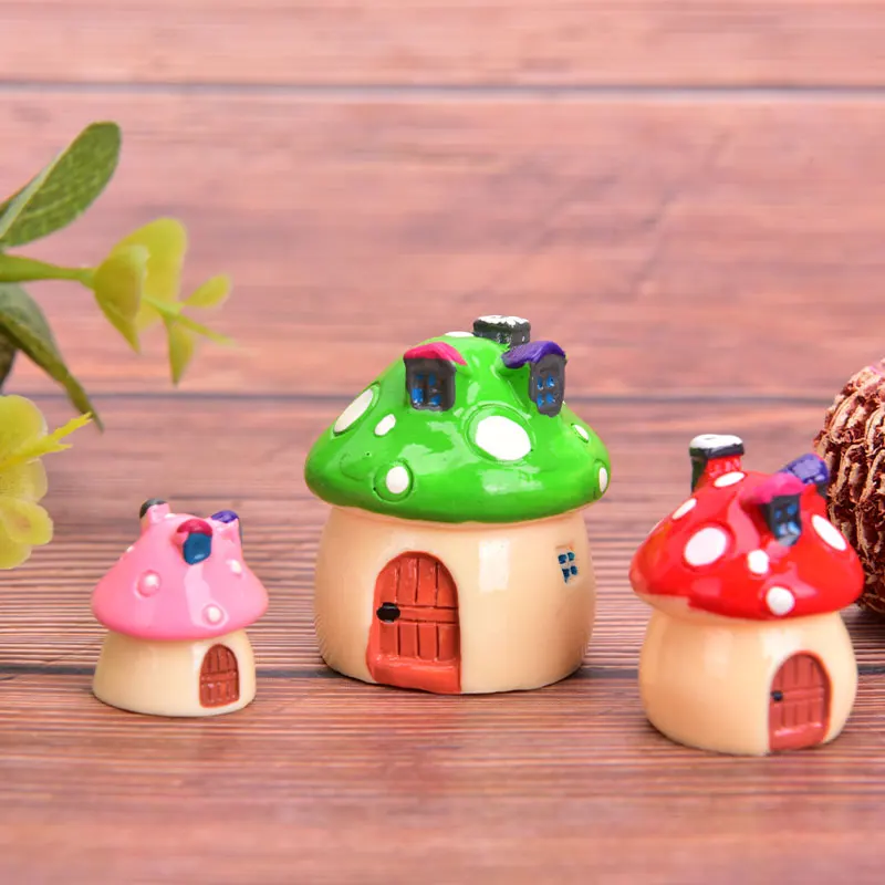 

Vintage Home Decor Artificial Micro Landscape Decoration Mushroom Miniature Decoration high quality