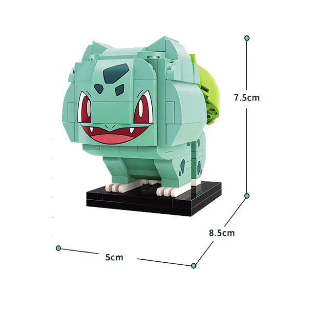 Pokémon строительный блок Пикачу 116 шт. просвещение образовательный Кирпичи игрушки для мальчиков - Цвет: A0104