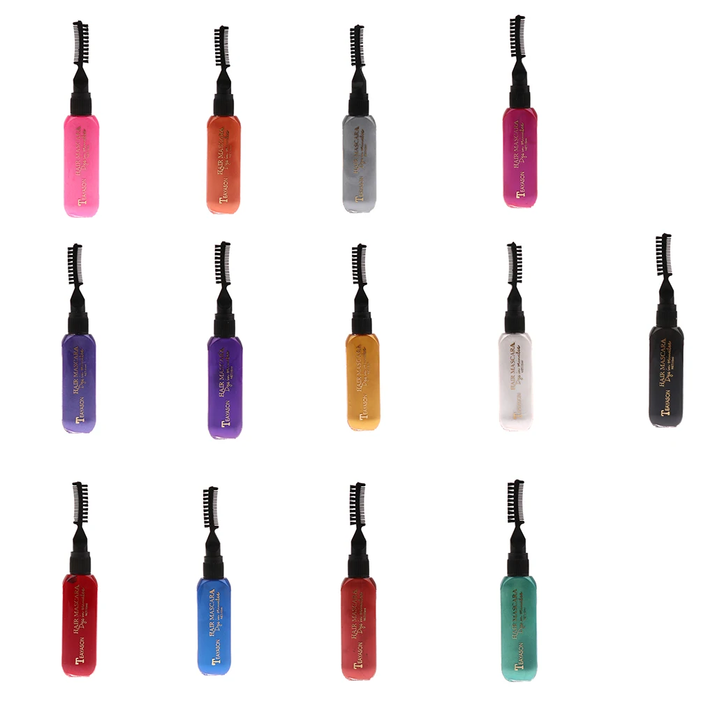 Профессиональная тушь для волос смываемая временного окрашивания |