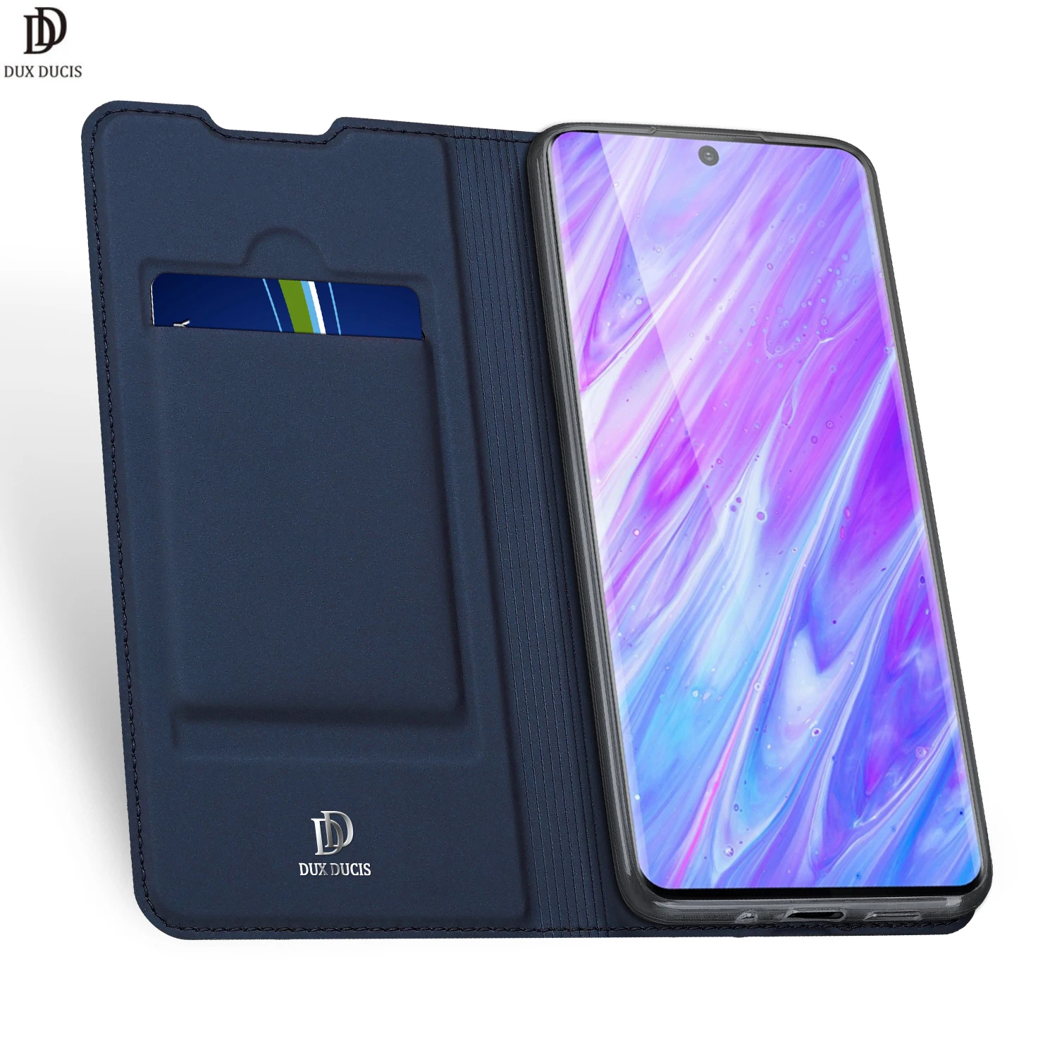 

For Samsung Galaxy S20 Plus DUX DUCIS Skin Pro Series Leather Wallet Flip Case Full Protection Steady Stand Magnetic Closure