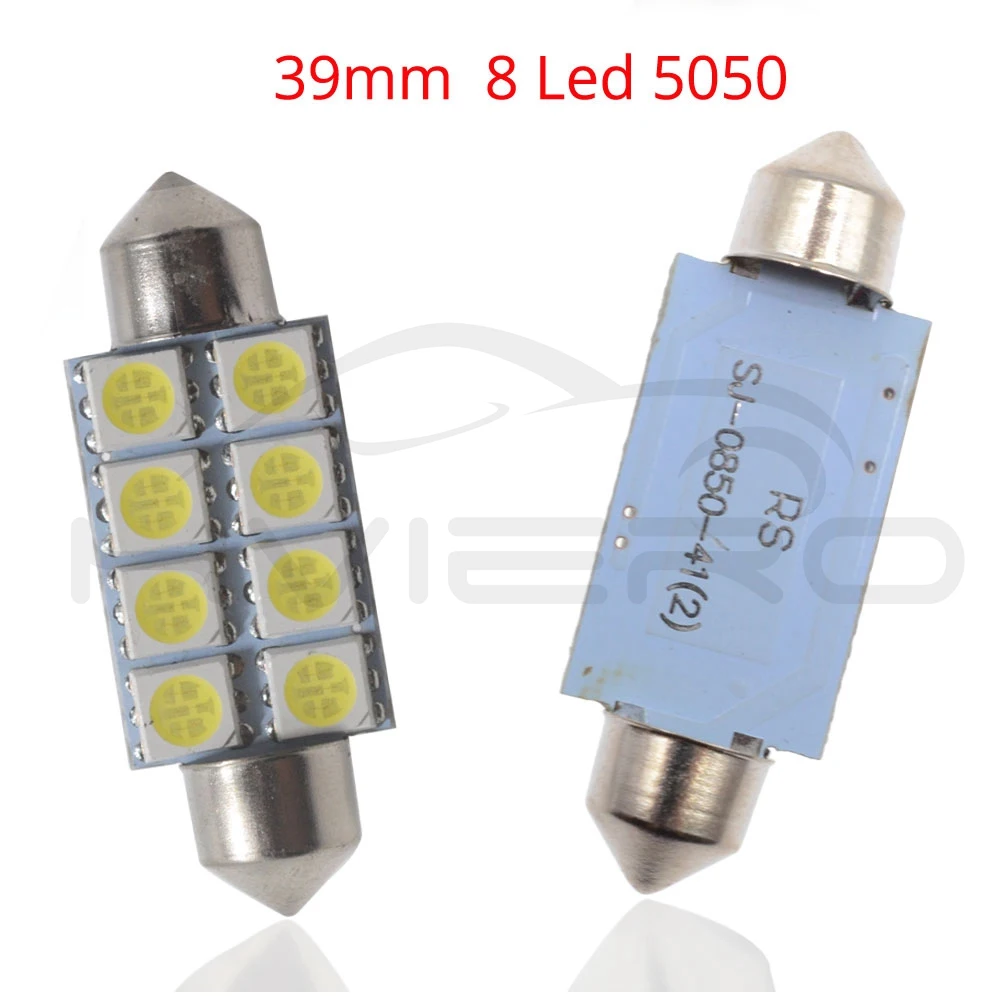 2 шт. автомобисветодиодный светодиодные лампы для чтения 31 мм 36 39 41 8 SMD 5050|lamp bulb|light
