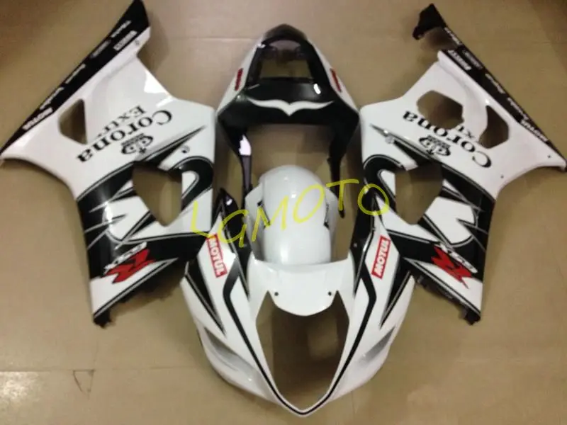 

Комплект обтекателей из АБС-пластика, белый, черный, для SUZUKI GSXR1000 K3 cowling, для SUZUKI GSXR 1000 03-04 GSXR1000 2003-2004, комплекты кузова