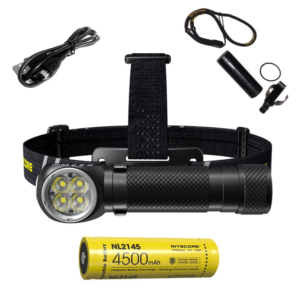 Светодиодный налобный фонарь Nitecore HC35 CREE XP-G3 S3 аккумуляторный с магнитной крышкой