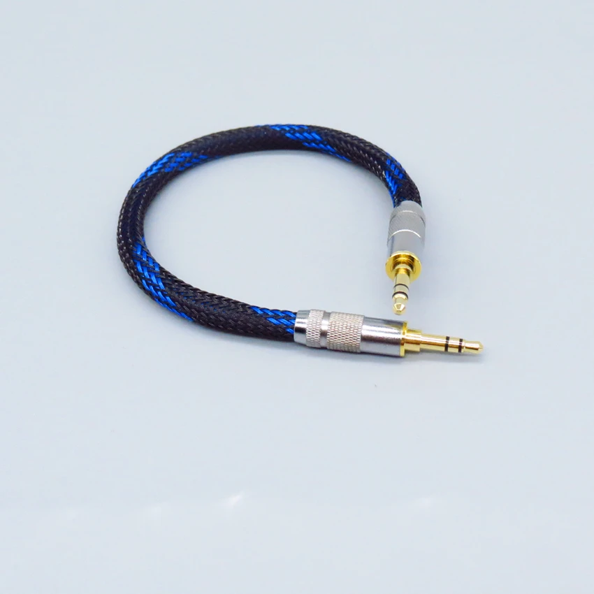Hi Fi AUX медная Серебристая линия сигнала 3 5 мм разъем для наушников передача