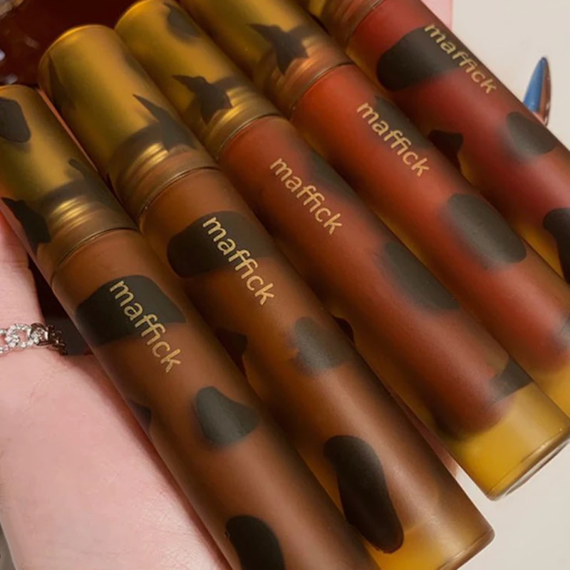 

Glaze Amber Christmas Velvet Sweetheart Matte Female Lip Millennial Stick Babes Leopard Lipstick Matte Lip