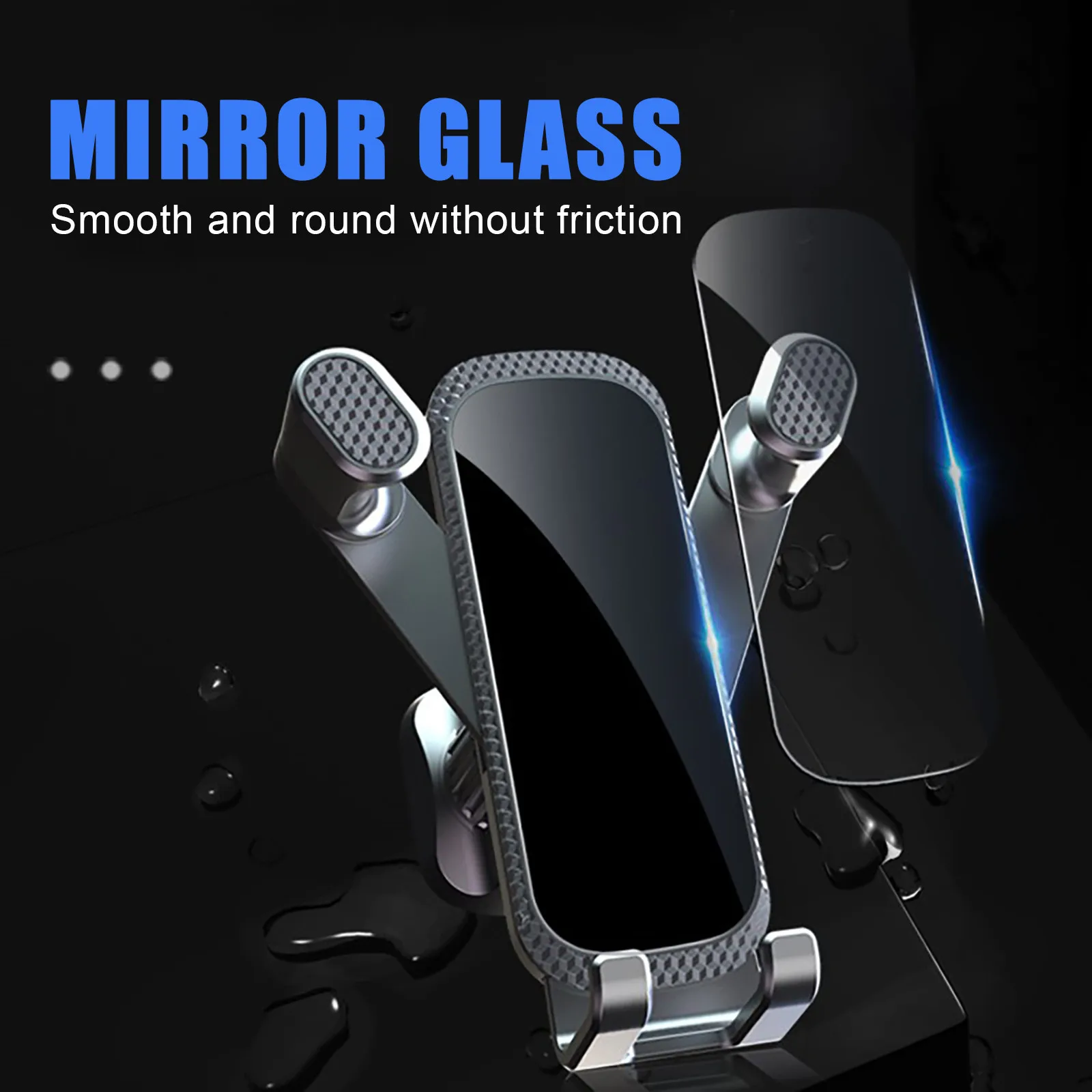 Black Air Outlet Car Mobile Phone Holder I-type Universal 360-degree Rotating Multi-purpose GPS Gravity | Автомобили и мотоциклы