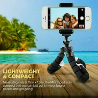 cell phone tripod holder with wireless remote shutter for iphone android camera