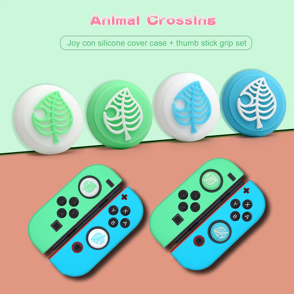 Nintend Switch Animal Crossing Controller Cover Joystick Joycon Case Silicone Rubber Skin For Ns Cat Paw | Электроника