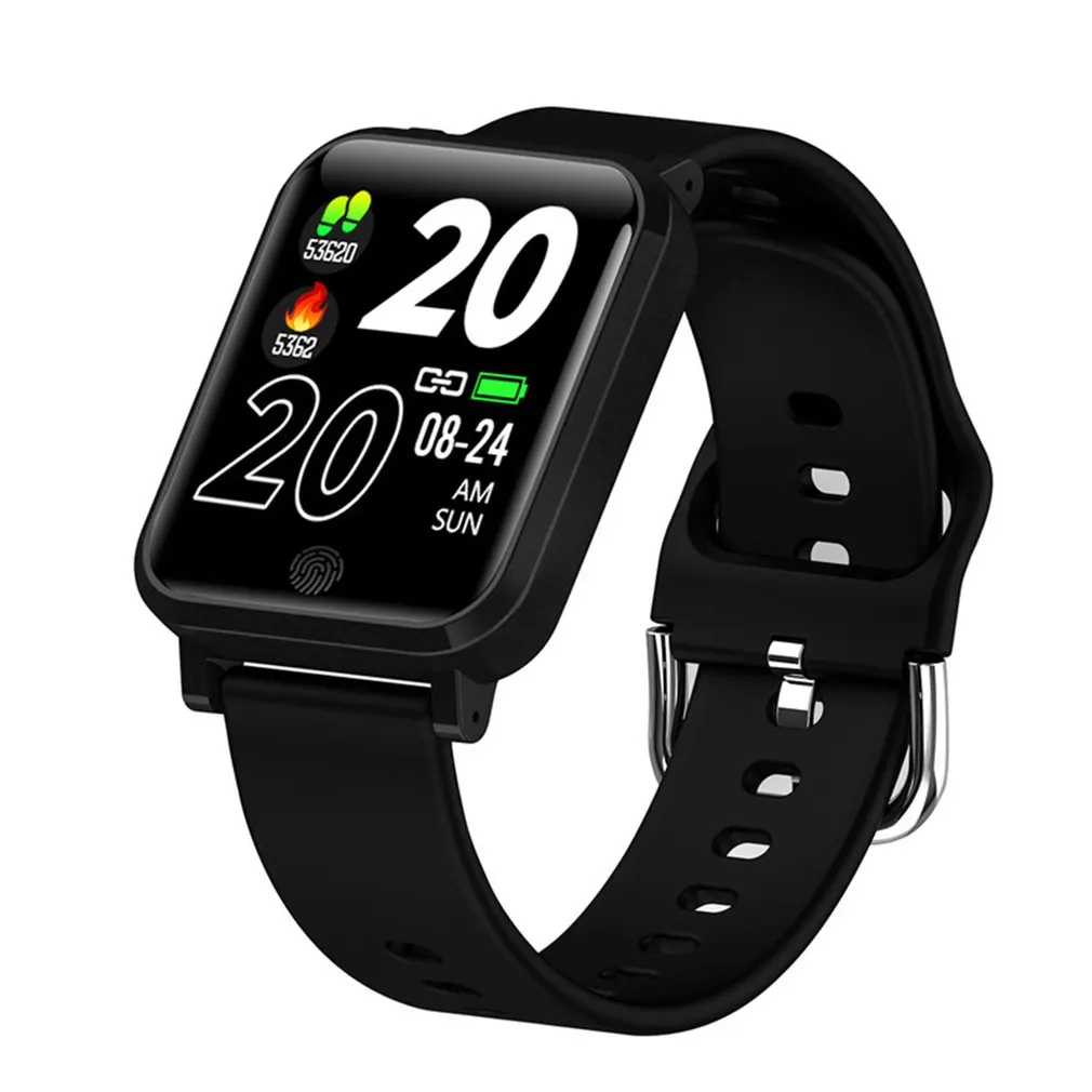 

1.3 Screen Color Screen Smart Bracelet Heart Rate Step Sports Bracelet Track Waterproof Smart Bracelet