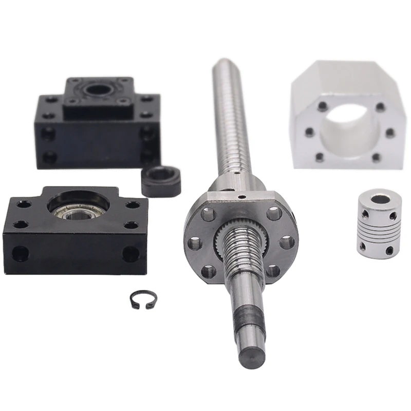 SFU1605 шариковый винт с ЧПУ 1605 шаровая гайка + Корпус BK / BF12 Торцевая поддержка