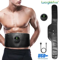 ems muscle stimulator massage abs abdominal belt trainer slimming massager unisex body belly weight loss body shaping fitness