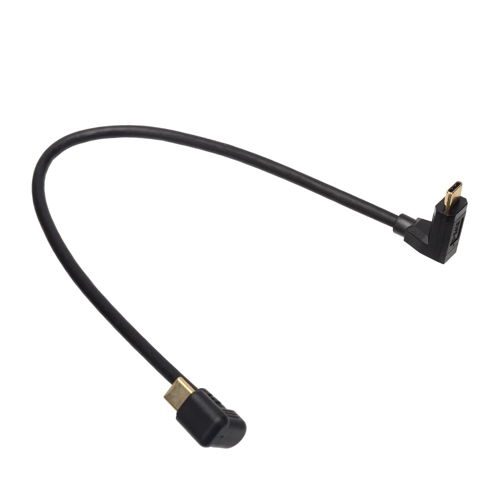U Форма кабель-Переходник USB C на вверх/вниз под углом 90 градусов Тип кабель со