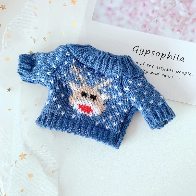 Birthday gift 20cm doll clothes Christmas tree sweater fawn sweater accessories Christmas tree clothes pants hat Puppet Wear images - 6