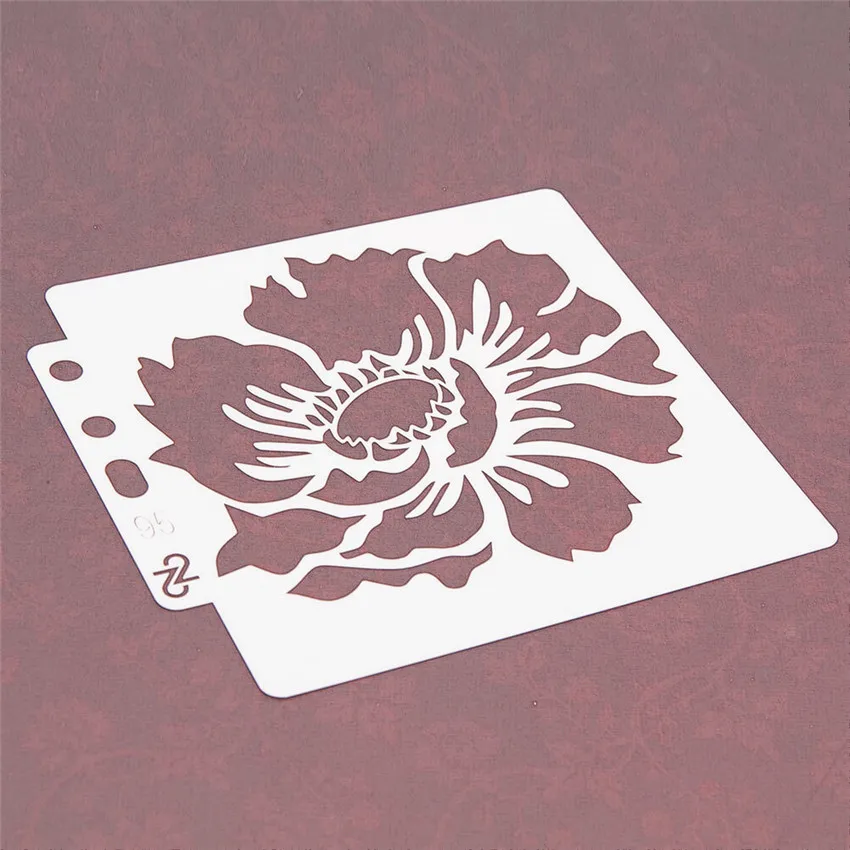 13*14 трафареты с тычинками для скрапбукинга Пластиковая форма щит сделай сам торт