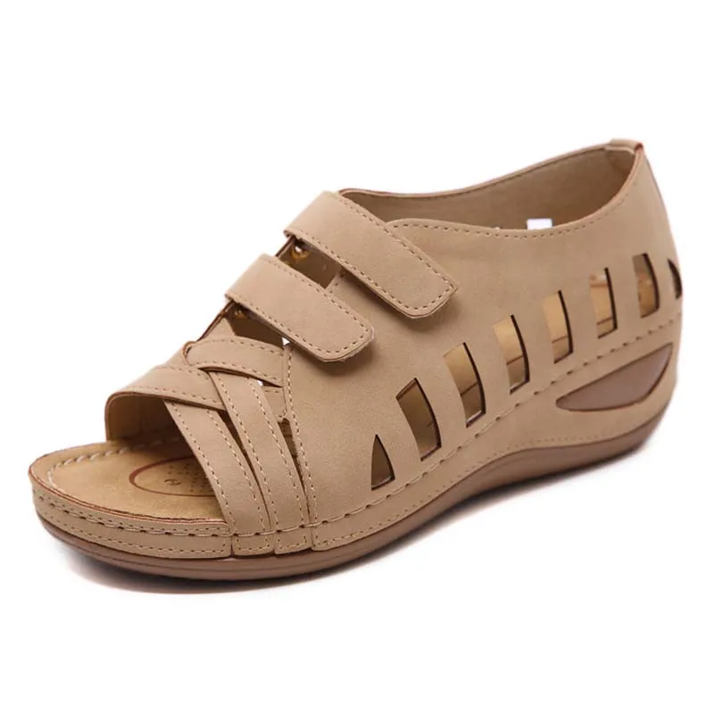 

Women Sandals 2020 Summer Shoes Women Wedges Shoes With Platform Sandals Soft Leather Heels Sandals