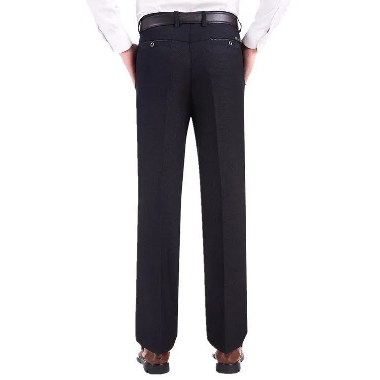 

HOHO 2020 Men Autumn And Winter Loose-Fit Trousers High-waisted Straight-Cut Casual Pants
