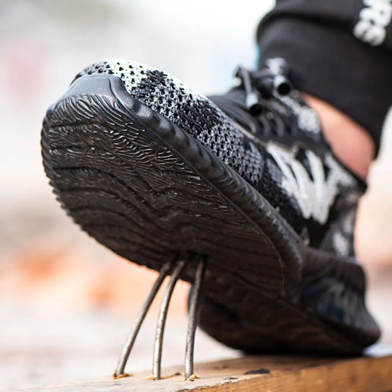 Рабочая обувь мужская защитная проколов кроссовки мужские безопасности Сталь