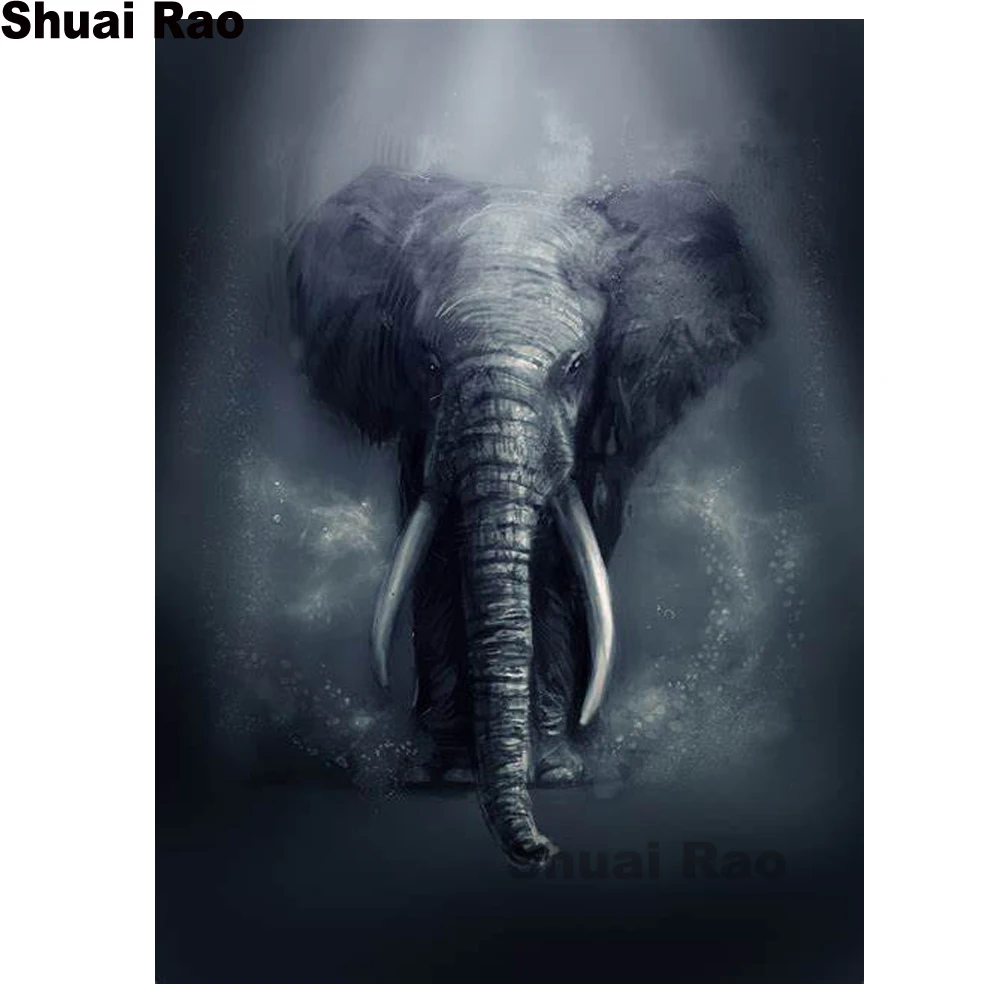 5 d Алмазная мозаика значок слона алмазная живопись животное вышивка Декор для