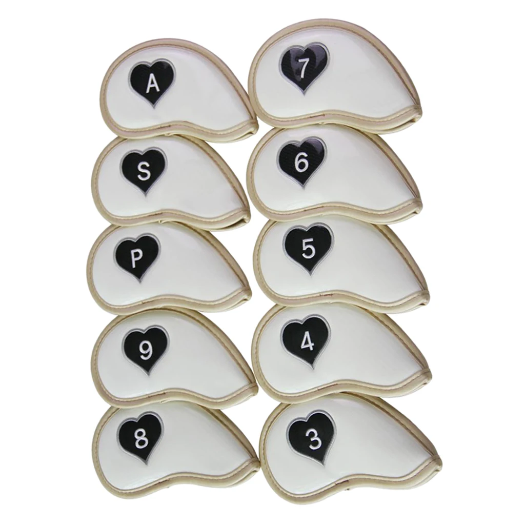 

10 Pack Golf Club Covers Protector, Iron Protective Headcover for Golf Club Iron