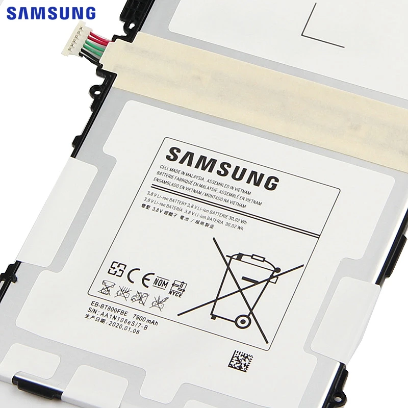 SAMSUNG Original Replacement Battery EB-BT800FBE For GALAXY Tab S 10.5 Samsung T800 T801 T805  SM-T805C T807 EB-BT800FBC/FBU